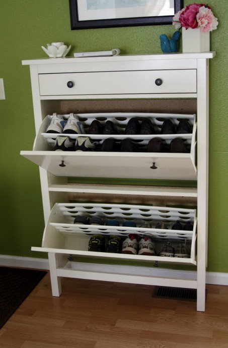 Самые разные идеи тумбочек для обуви
