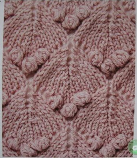 ​Теплый и красивый узор для зимних вещей