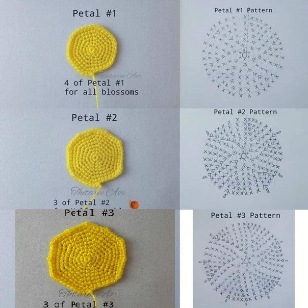 Вяжем розочки