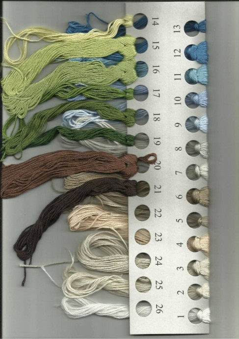 Вышивка крестиком: лебеди