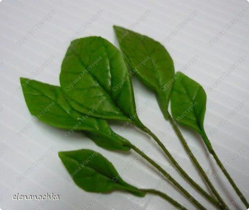 ​Азалия из холодного фарфора