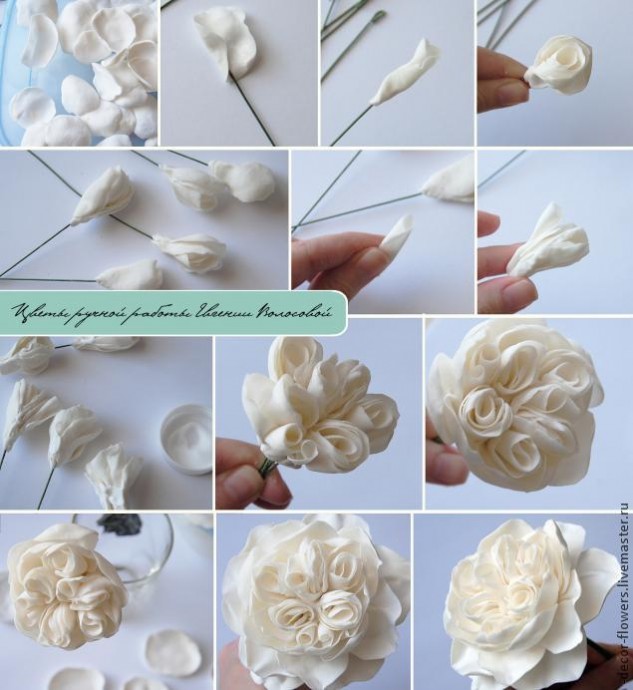 Чашка с цветами из полимерной глины: идеи и техники