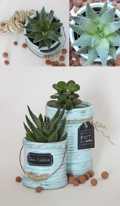 Дизайнерские детали из жестяных банок Дизайнерские детали из жестяных банок