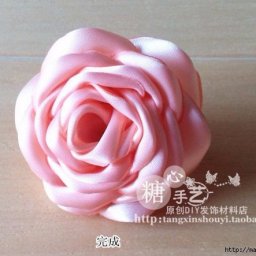 Розочка из шелка: мастер-класс