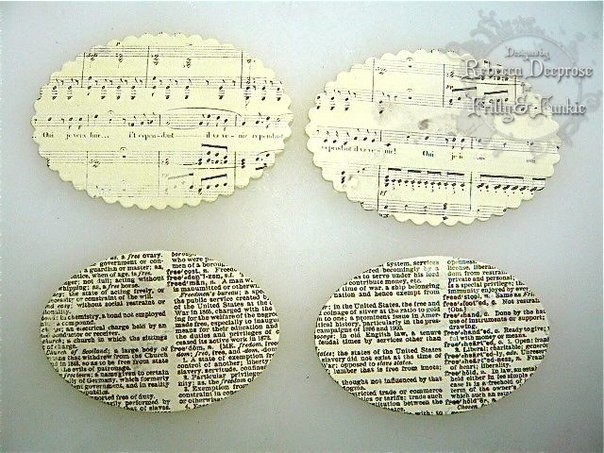 Бант из бумаги на открытку