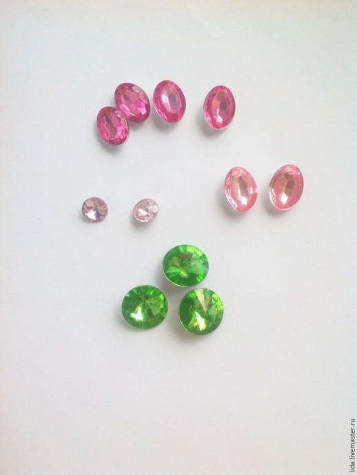 Шикарное колье "Утренняя роза"