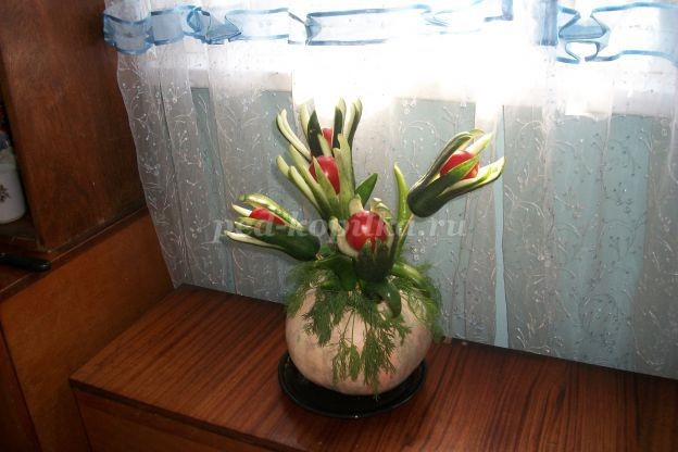 Букет из овощей Букет из овощей