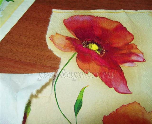 Техника декупаж "Воспоминание о лете"