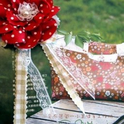 Цветы из ткани