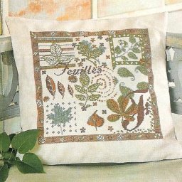 Сэмплер с листьями