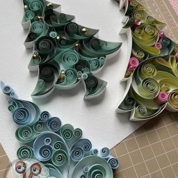 Новогодние идеи для квиллинга