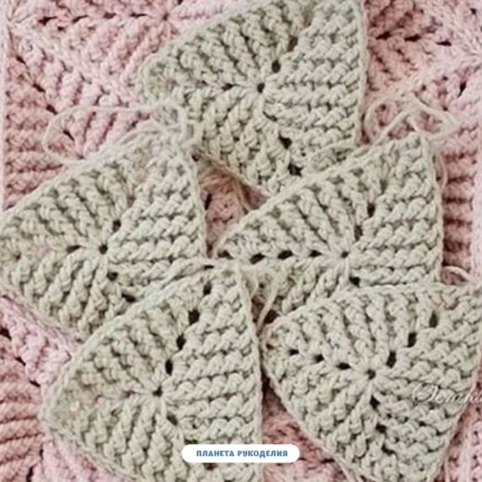​Невероятный узор для пледа