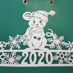 Подборка шаблонов с мышами к новому году