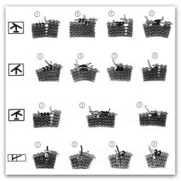 Условные обозначения с наглядным примером их выполнения
