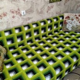 Варианты пледов с эффектами глубины