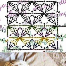 Чудесная подборка схем крючком