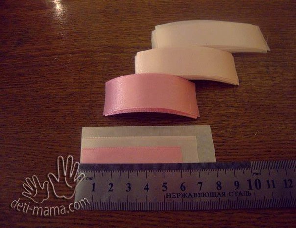 Чудесная роза из лент: свежая, как само утро Чудесная роза из лент: свежая, как само утро