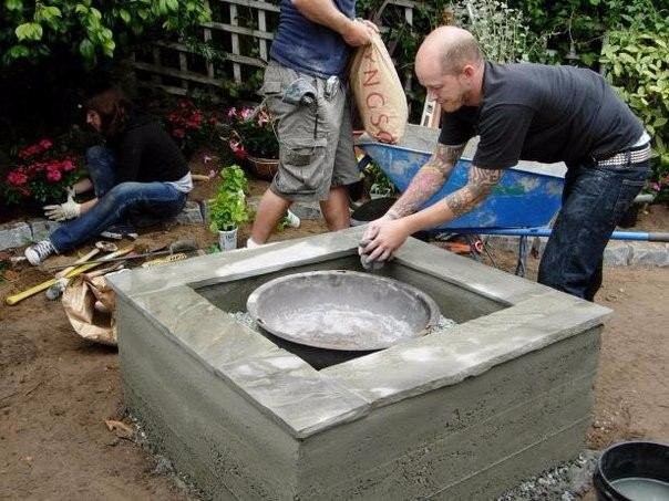 ​Делаем очаг на даче