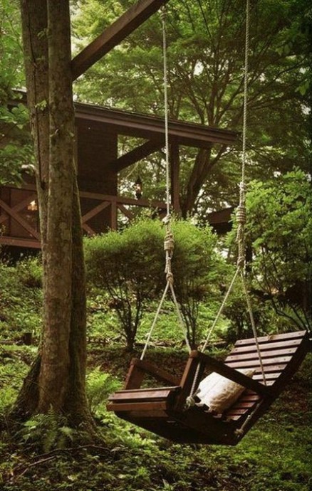 Гамак-качели для сада