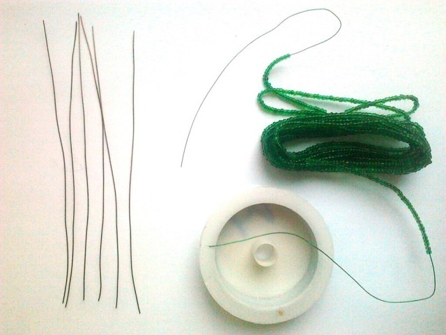 Герань из бисера Герань из бисера