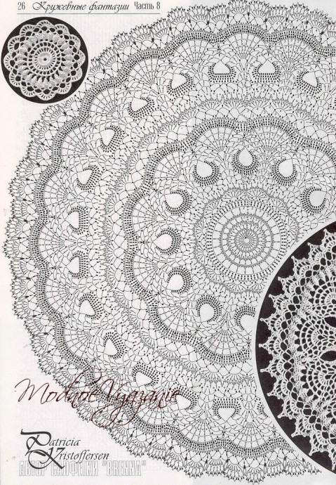 ​Изумительной красоты салфетки крючком