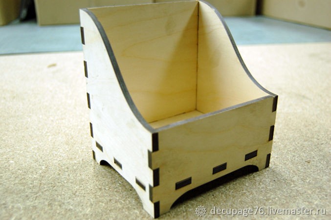 Сборка заготовок для декупажа