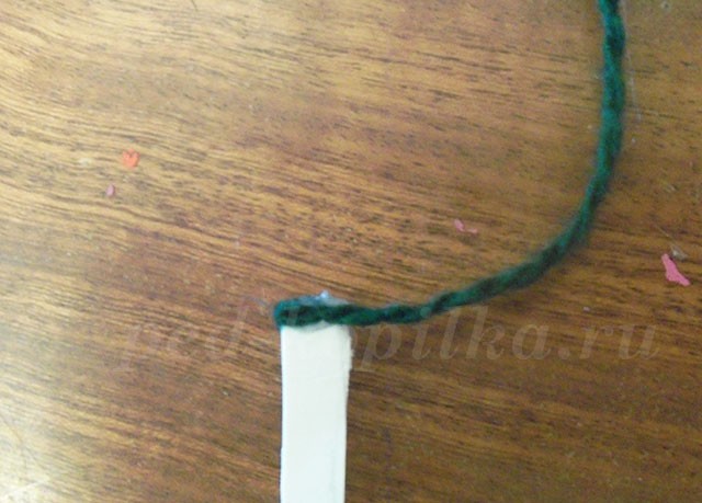 Тюльпан из ниток Тюльпан из ниток