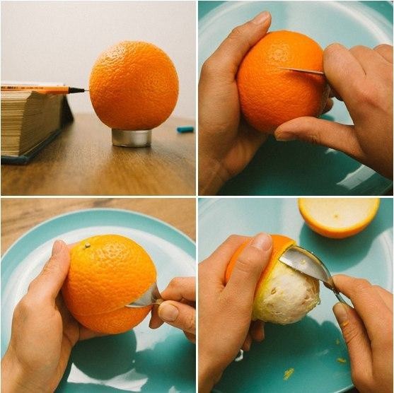 Новогодний декор из апельсинов