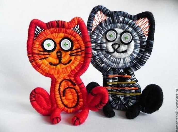 Самобытная вышивка шерстяными нитками