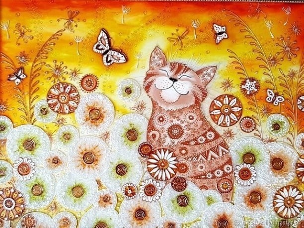 Витражные котики