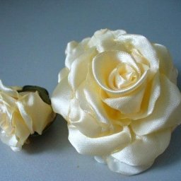 ​Шикарная роза из атласных лент своими руками