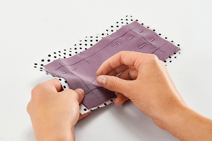 Сумка на пояс из бархата своими руками