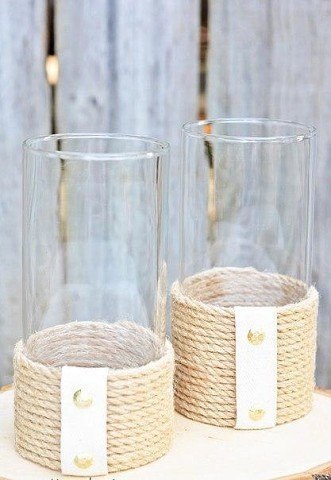 Уникальный декор при помощи бечевки