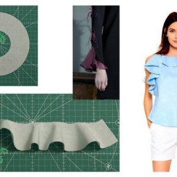 Выкройка волана