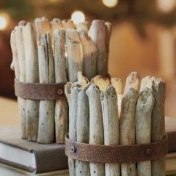 Использование дерева для декора