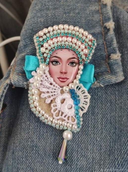 Брошки-личики