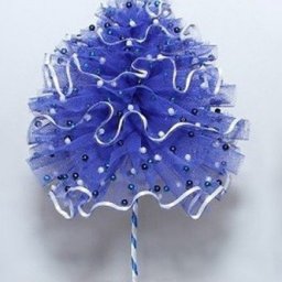 Ёлочка из фатина: мастер-класс