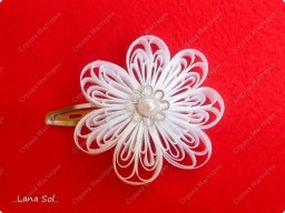 Лепесточек в технике квиллинг и вариант его применения: мастер-класс