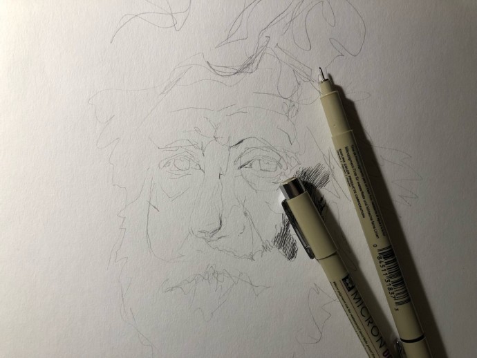 Портрет пожилого мужчины