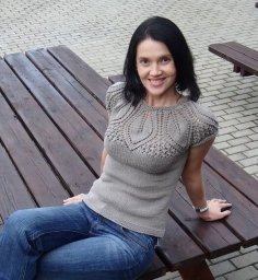 Шикарный реглан со схемой вязания