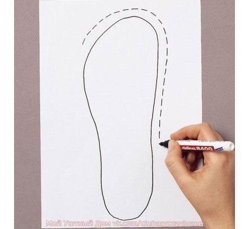 Шьём домашние тапочки