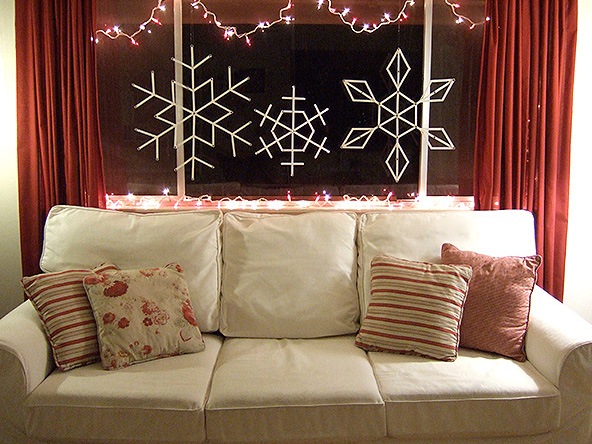 Снежинки для декора