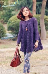 Узоры для туники-разлетайки крючком