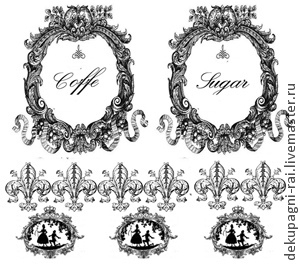 Винтажный декупаж на тубах из-под чипсов