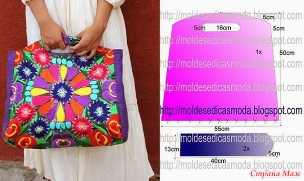 Выкройки вместительных сумочек