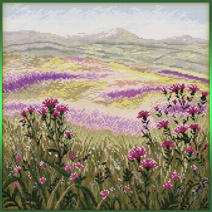 ​Вышивка "Летний луг"