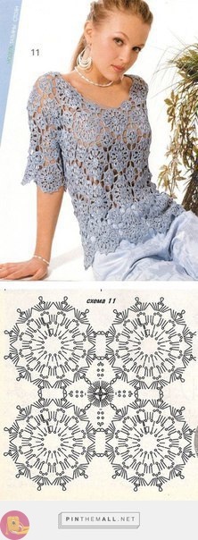 Ажурные туники, вязанные крючком: счастье к нам приходит