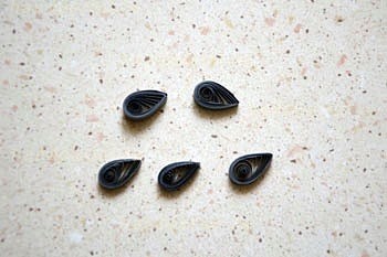 Балерина в технике квиллинга