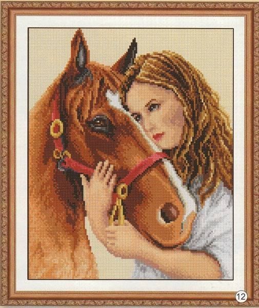 Девушка с лошадью