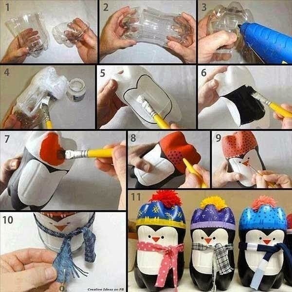 ​Идеи поделок из пластиковых бутылок